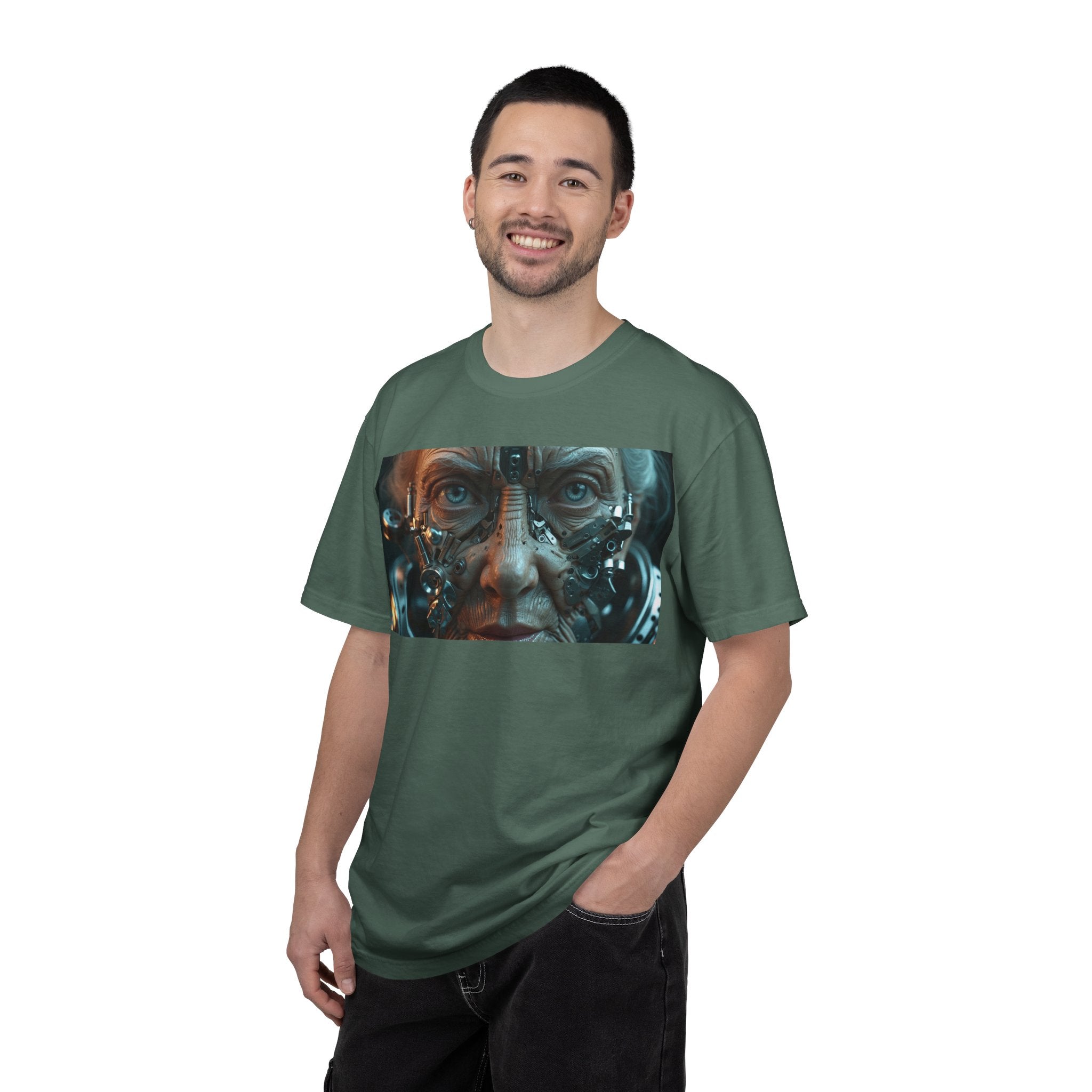 Cybernetic Old Face —T‑Shirt