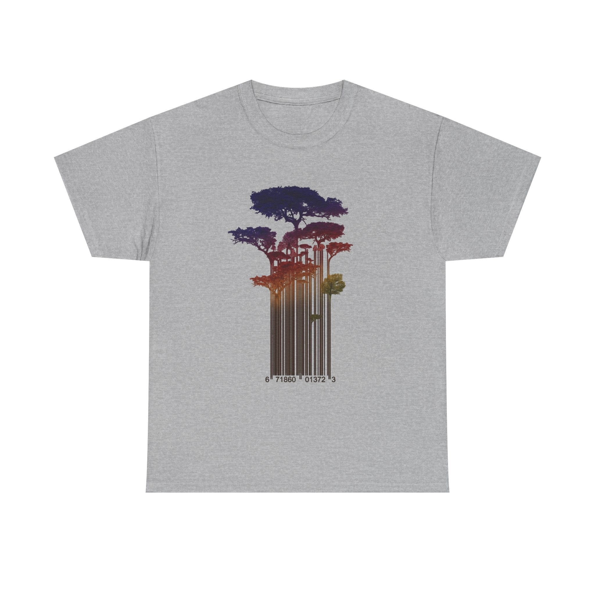 Barcode Forest T‑Shirt