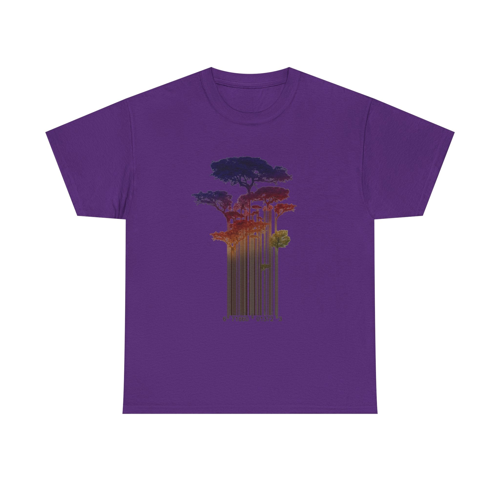Barcode Forest T‑Shirt