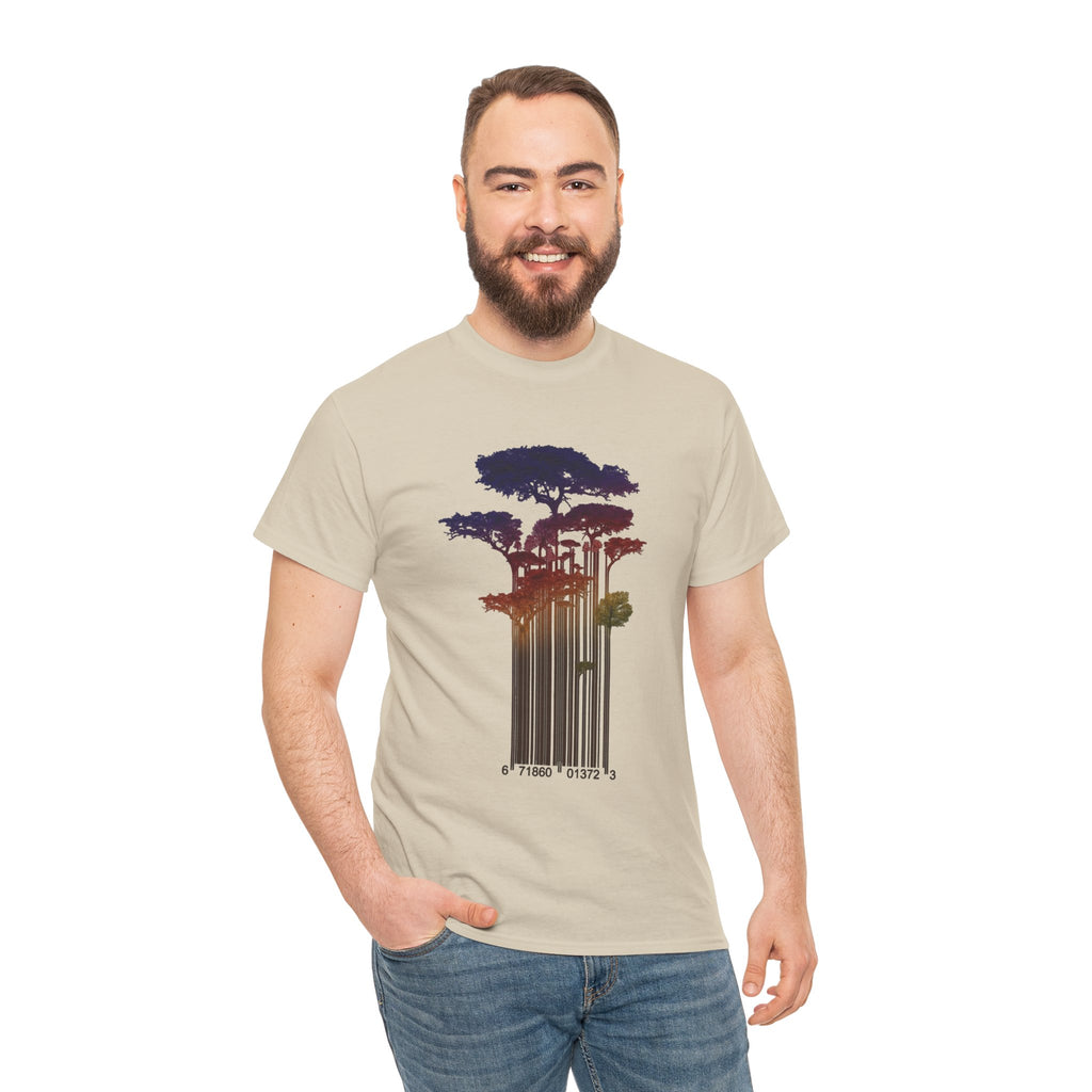 Barcode Forest T‑Shirt