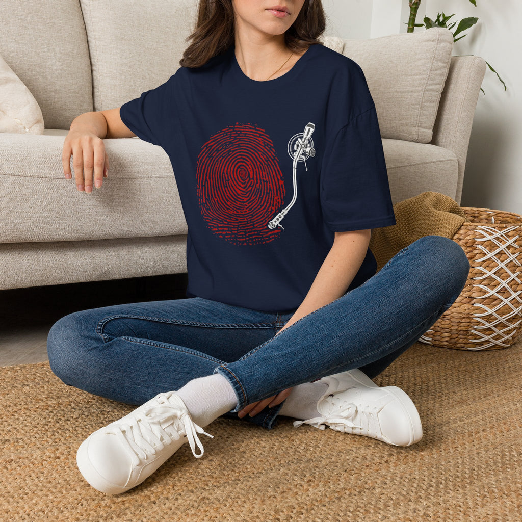 Fingerprint Turntable — T-Shirt