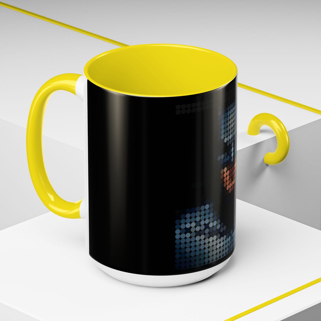 Pixel Art Dark Knight — Coffee Mug