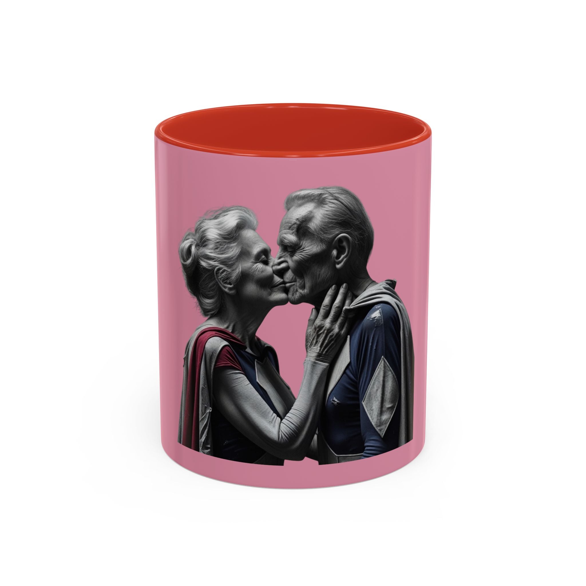 Elderly Superhero Couple — Coffee Mug
