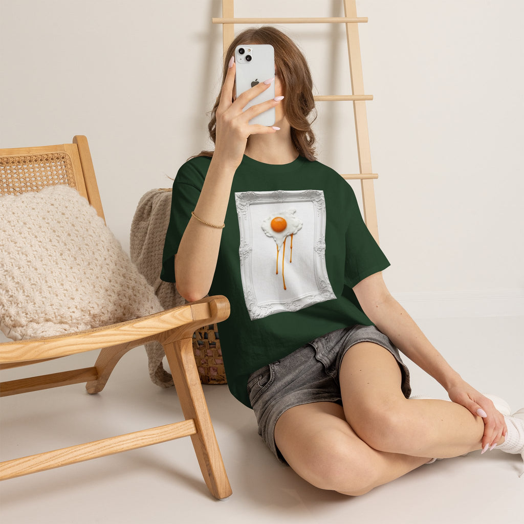 Artful Drip Fried Egg — T‑Shirt