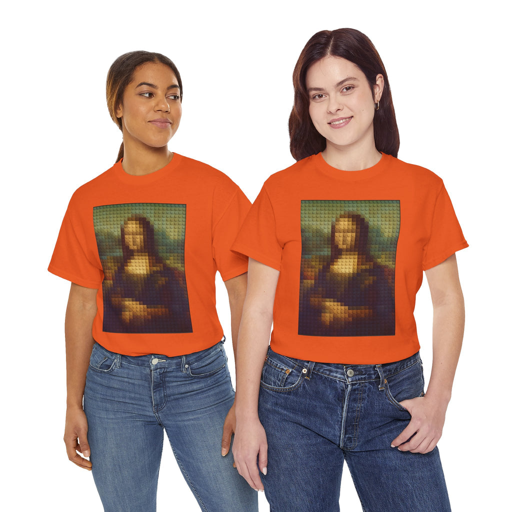 Pixelated Mona Lisa - T‑Shirt