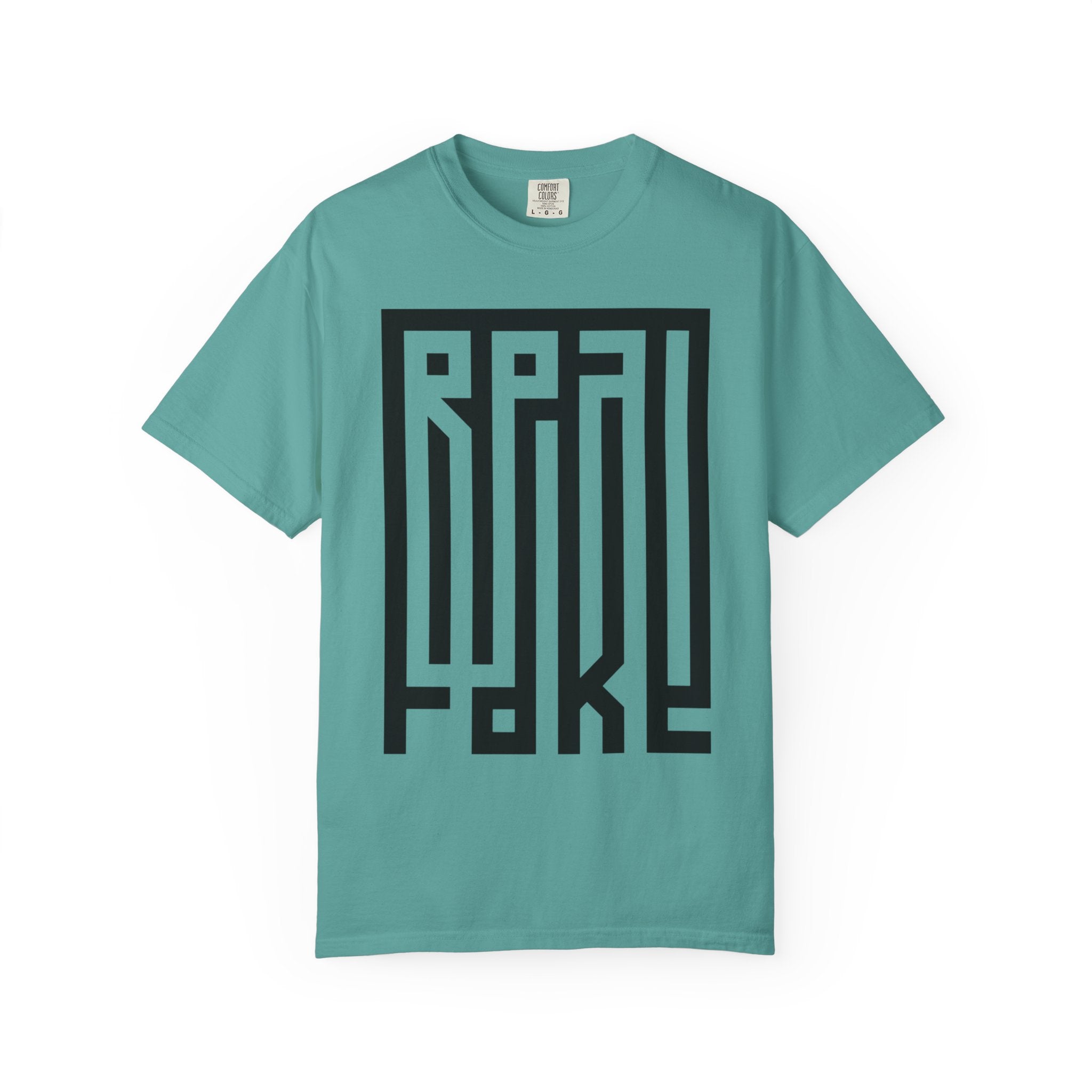 'Real/Fake' — T-Shirt