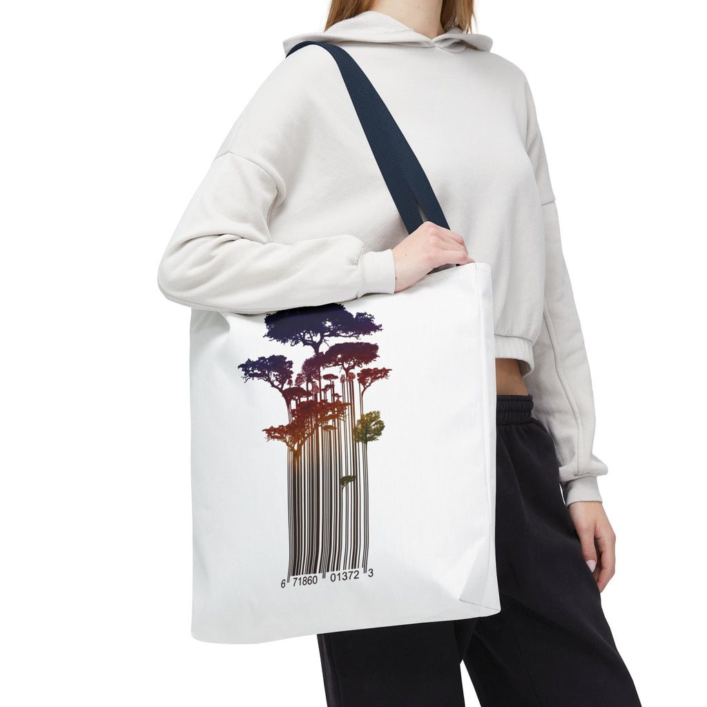 Barcode Forest — Tote Bag