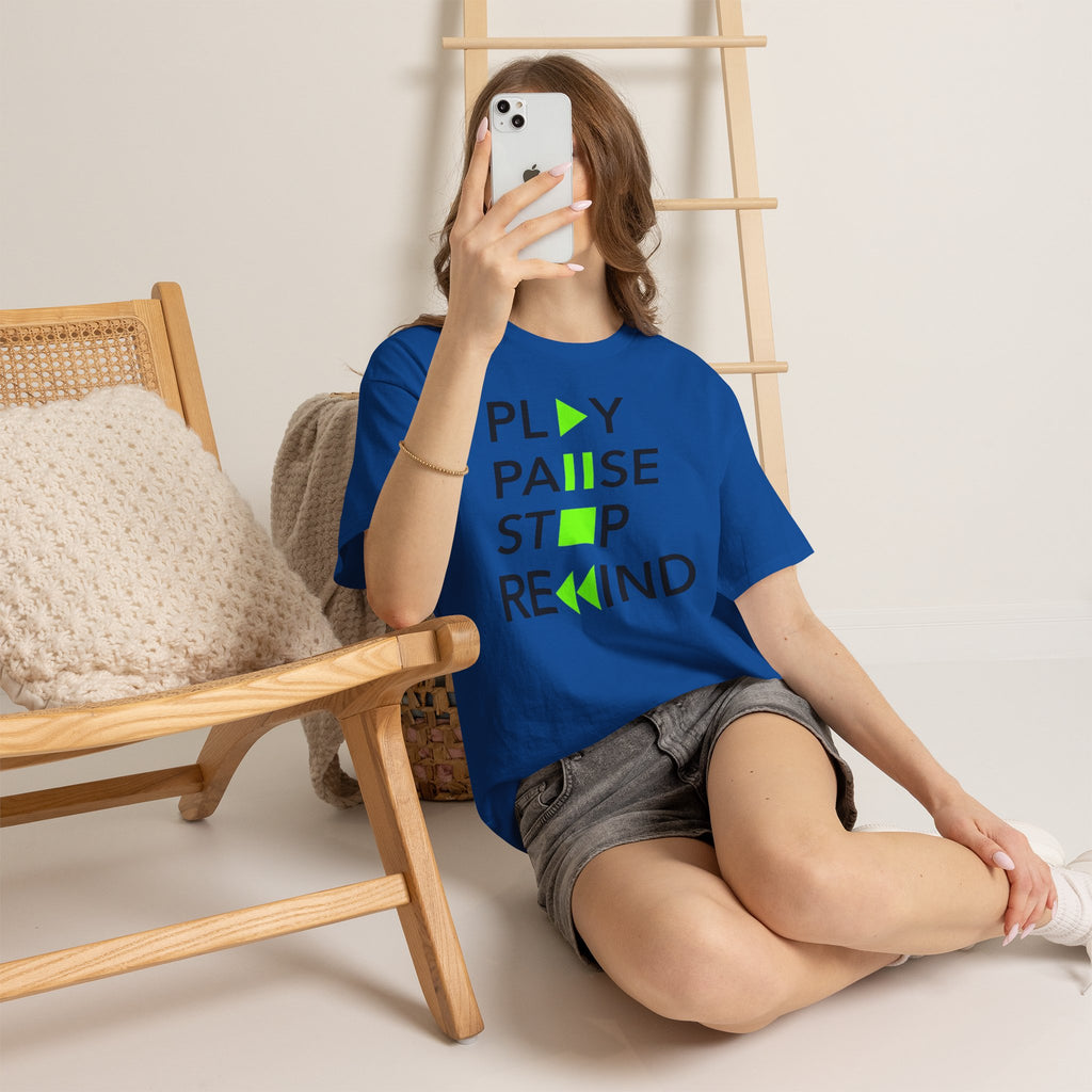 Play Pause Stop Rewind — T-Shirt