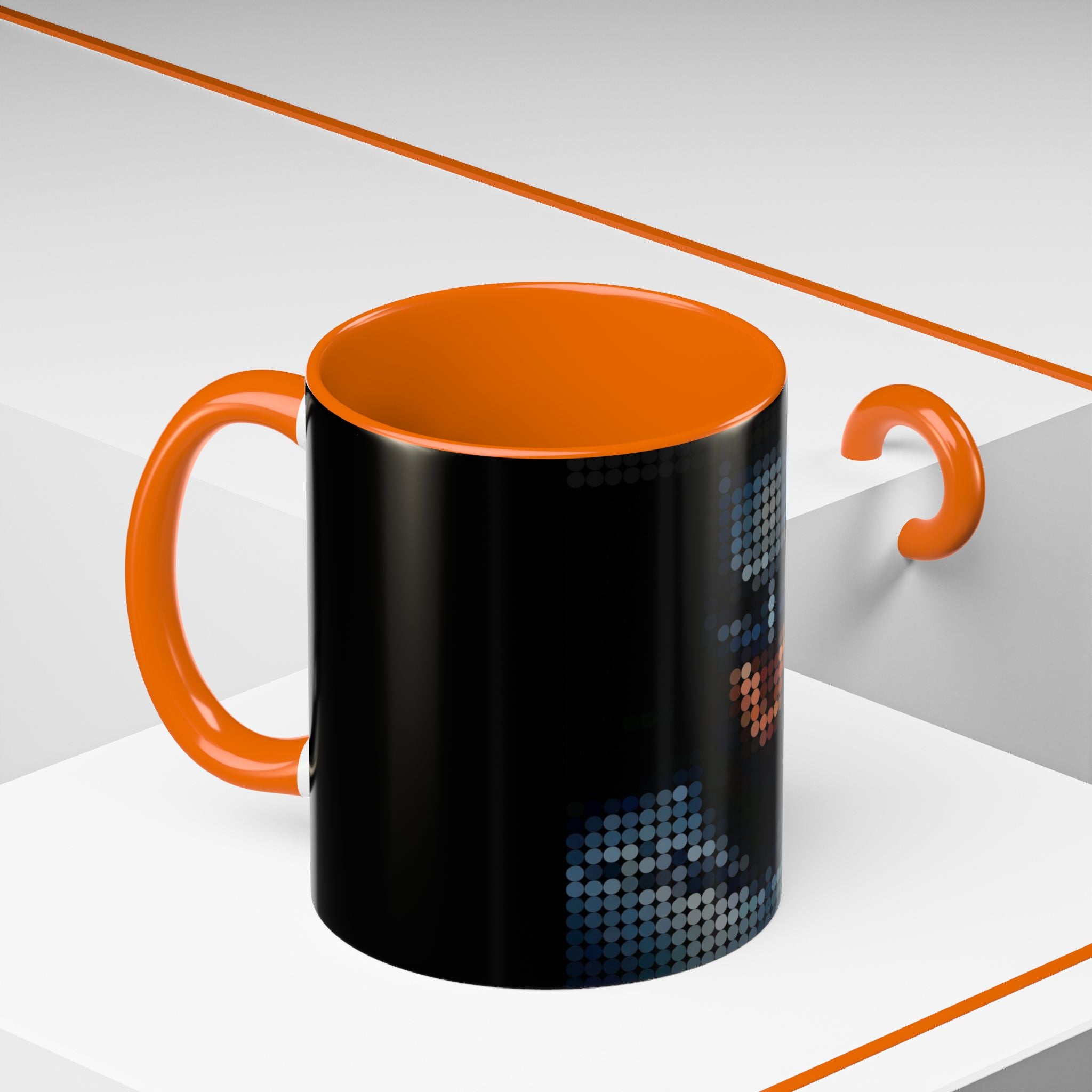Pixel Art Dark Knight — Coffee Mug