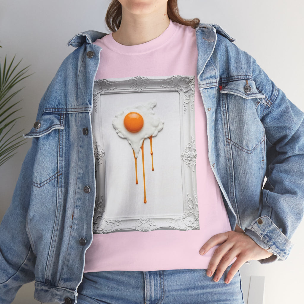 Artful Drip Fried Egg — T‑Shirt