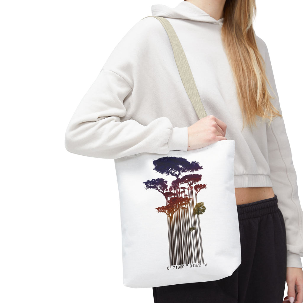 Barcode Forest — Tote Bag