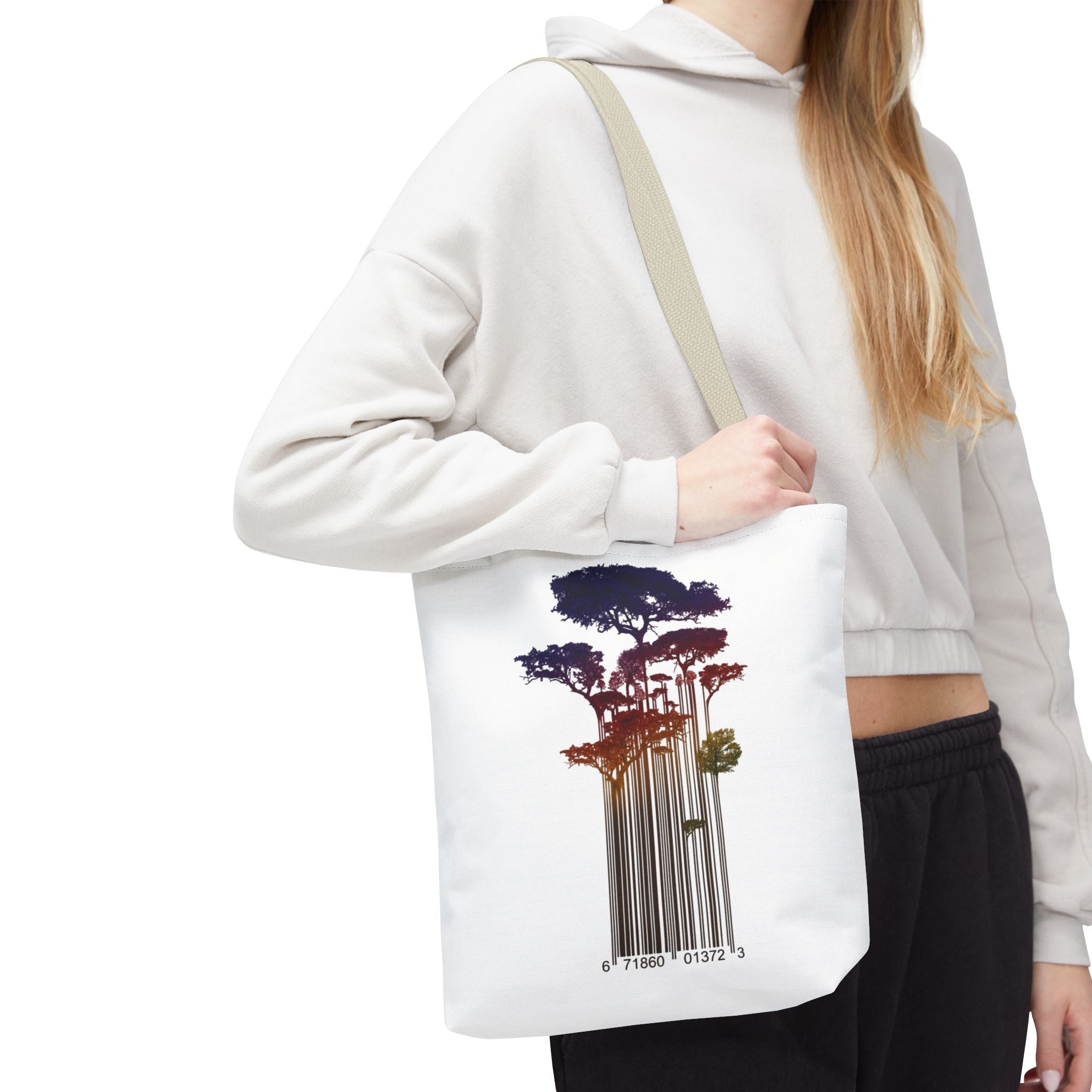Barcode Forest — Tote Bag