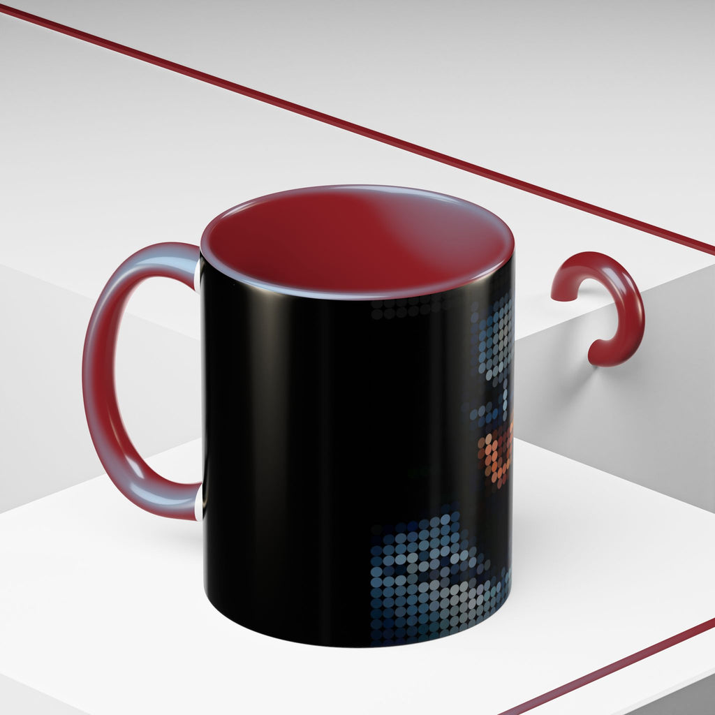 Pixel Art Dark Knight — Coffee Mug