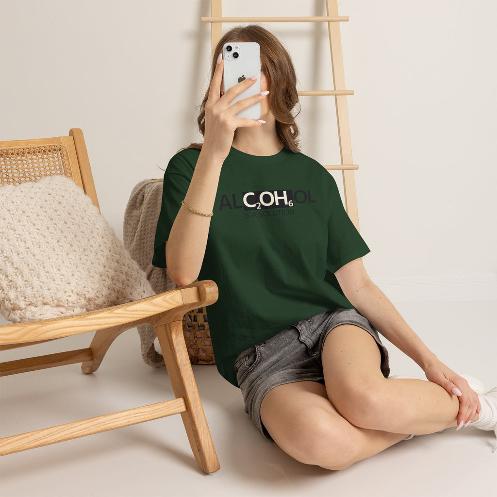 "Alcohol Is A Solution" — T-Shirt