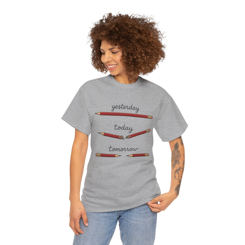 "yesterday, today, tomorrow" — Tshirt