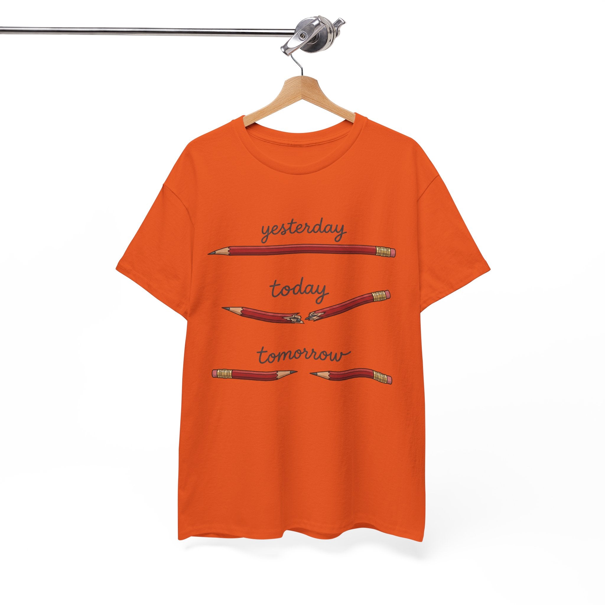 "yesterday, today, tomorrow" — Tshirt