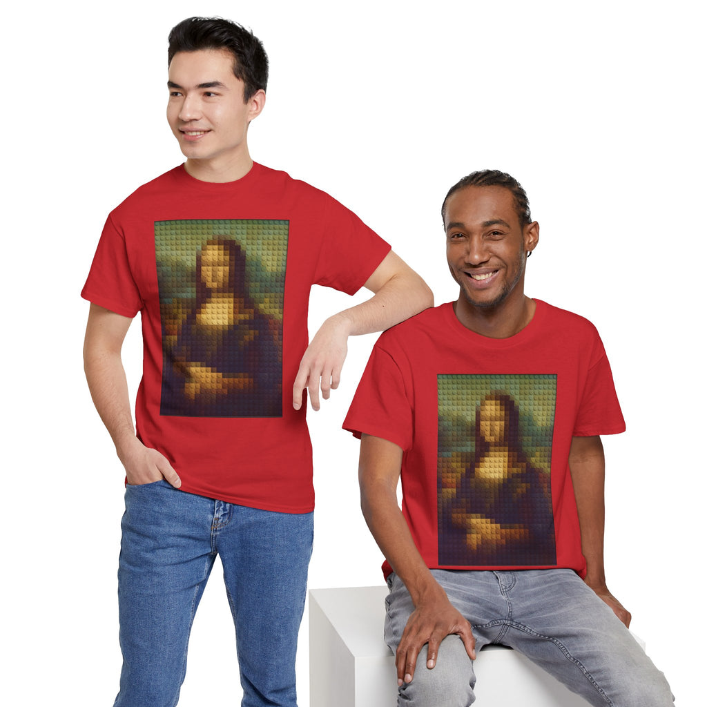 Pixelated Mona Lisa - T‑Shirt