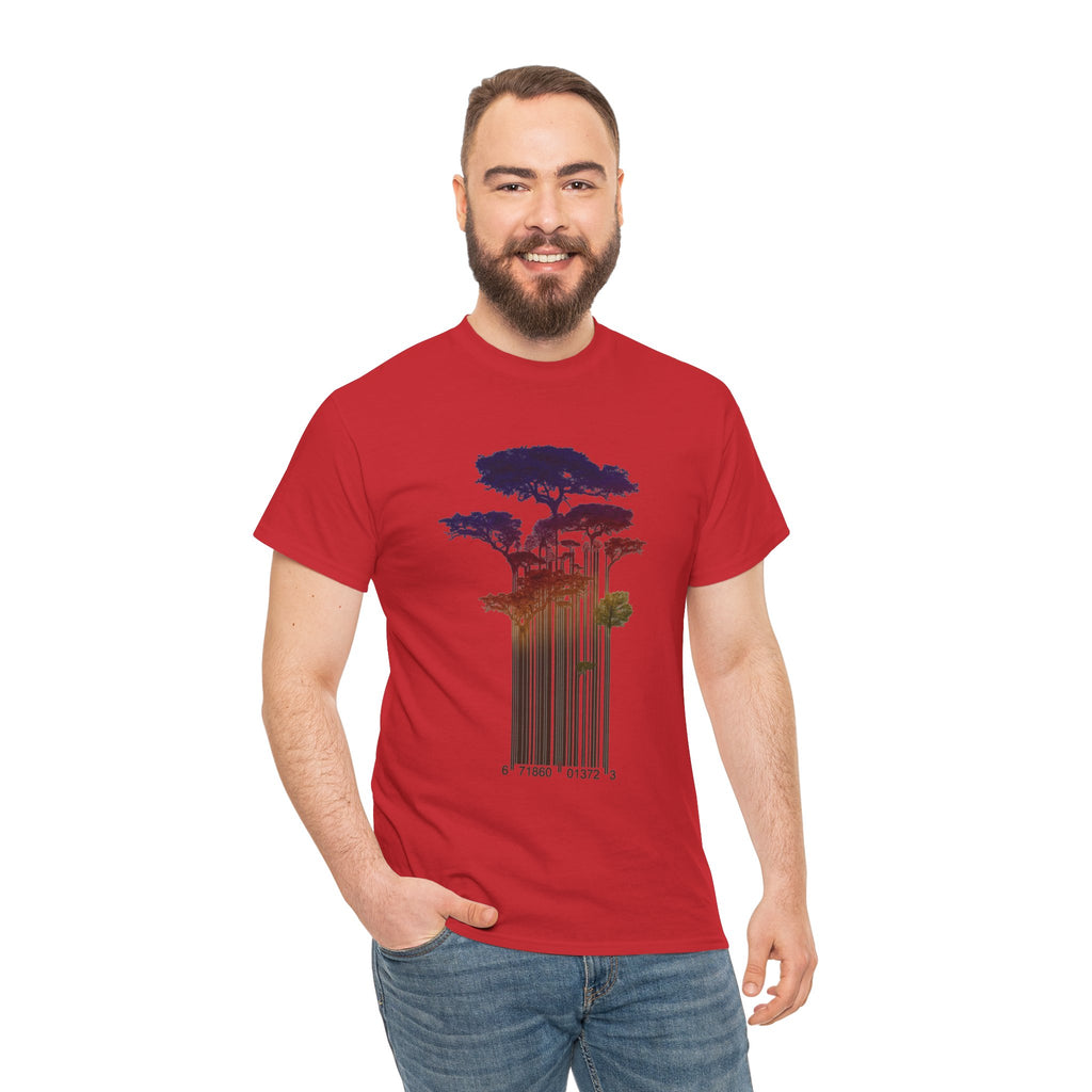Barcode Forest T‑Shirt