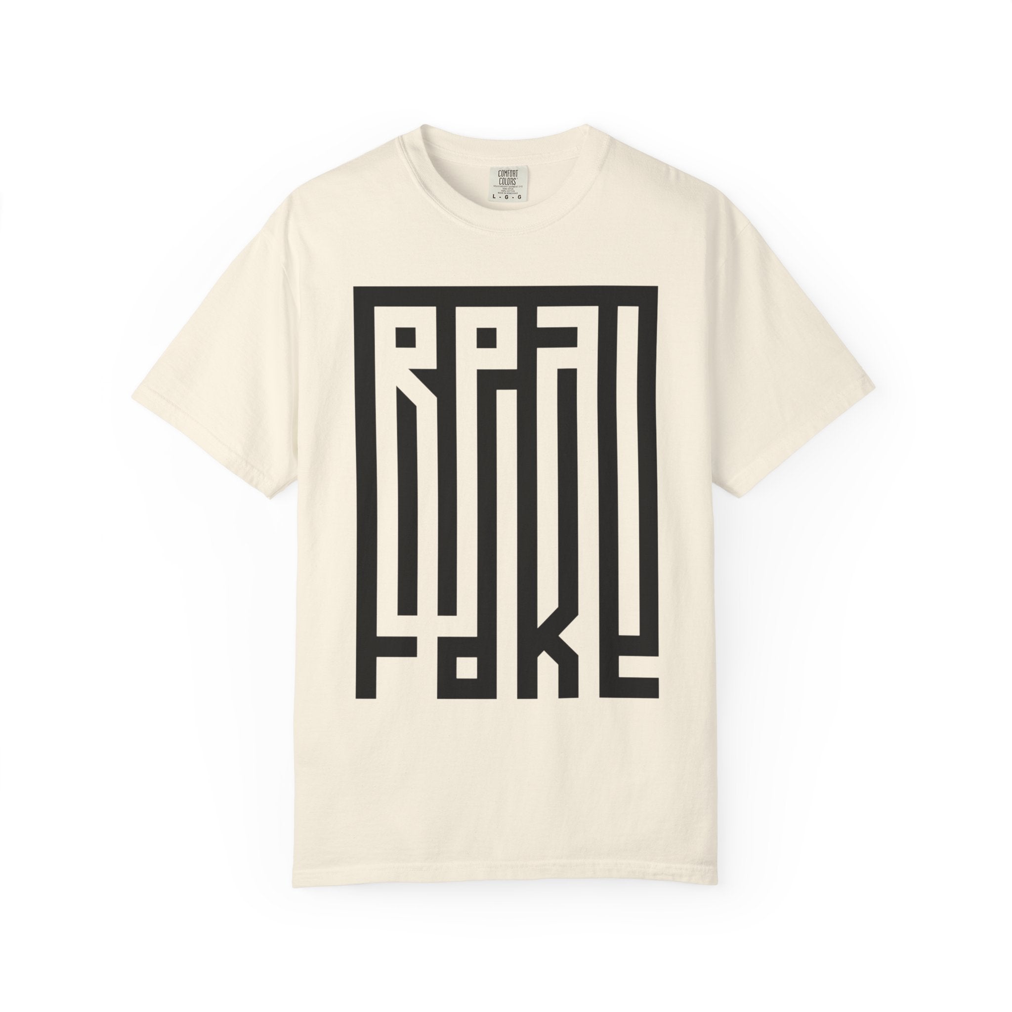 'Real/Fake' — T-Shirt