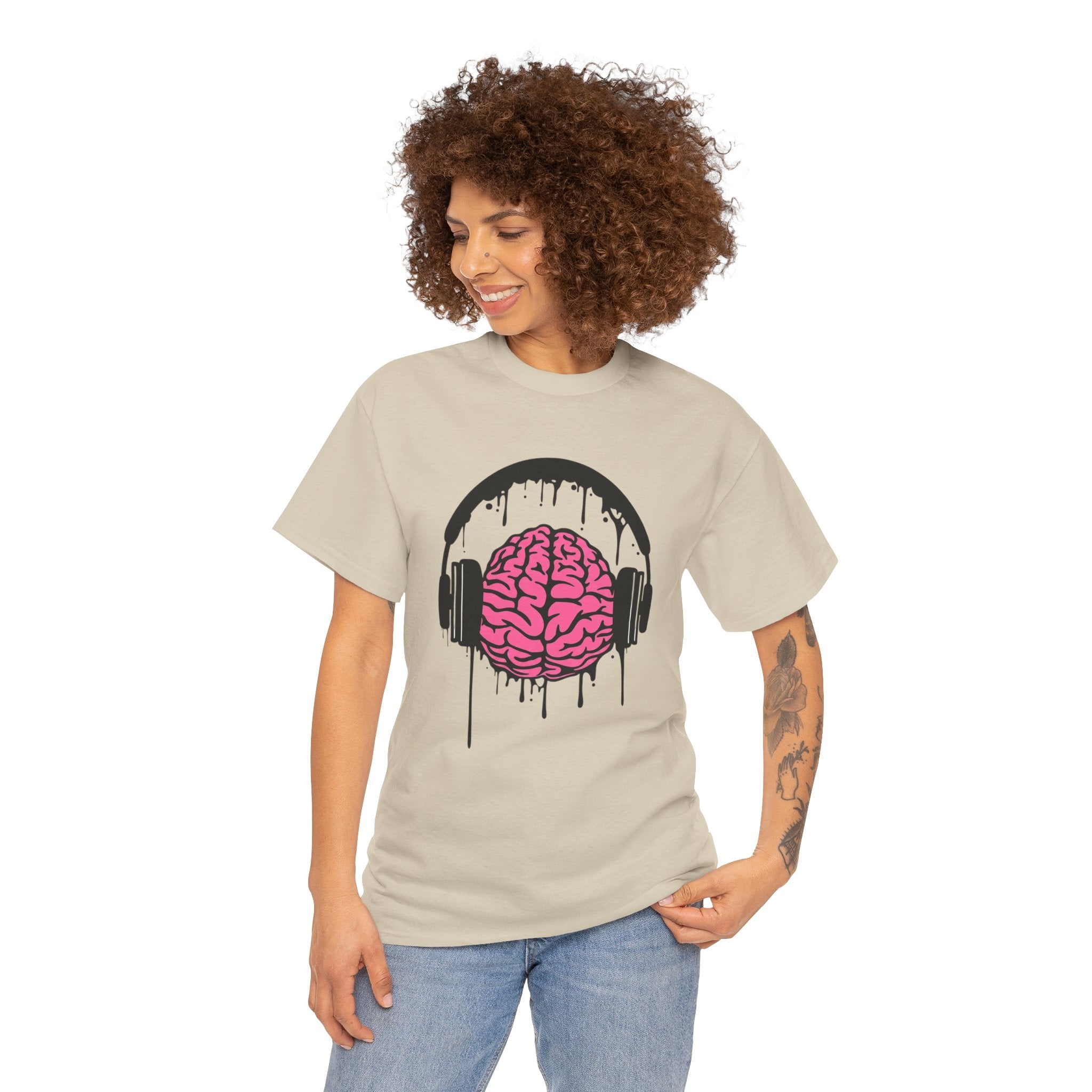 Music Lover Dripping Brain — T-Shirt