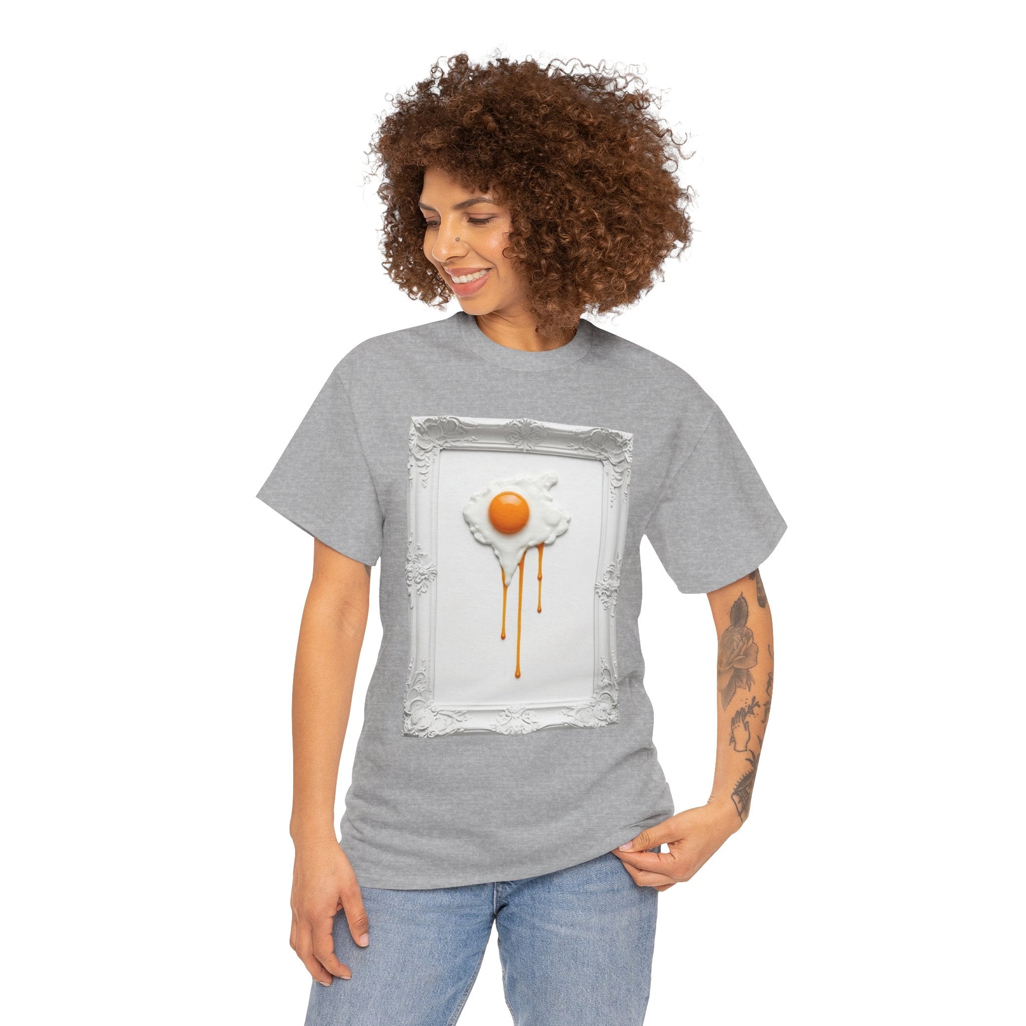 Artful Drip Fried Egg — T‑Shirt