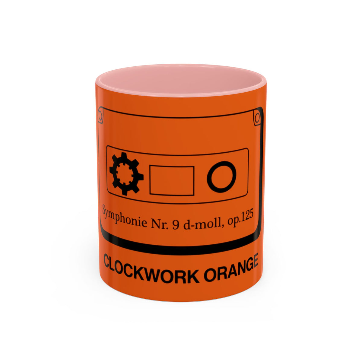 Clockwork Orange Mug in Pink – Clockwork Orange cassette cult film mug
