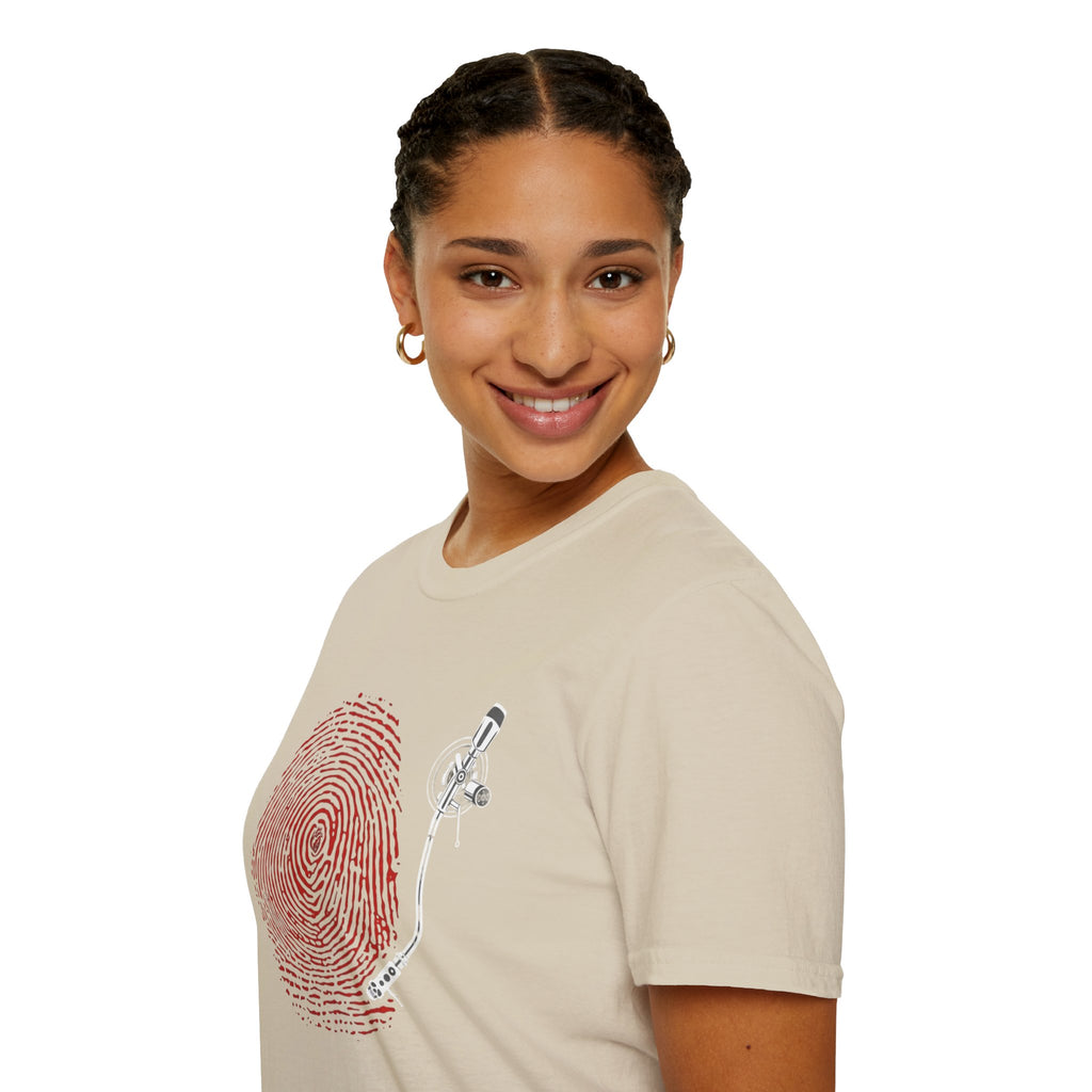 Fingerprint Turntable — T-Shirt