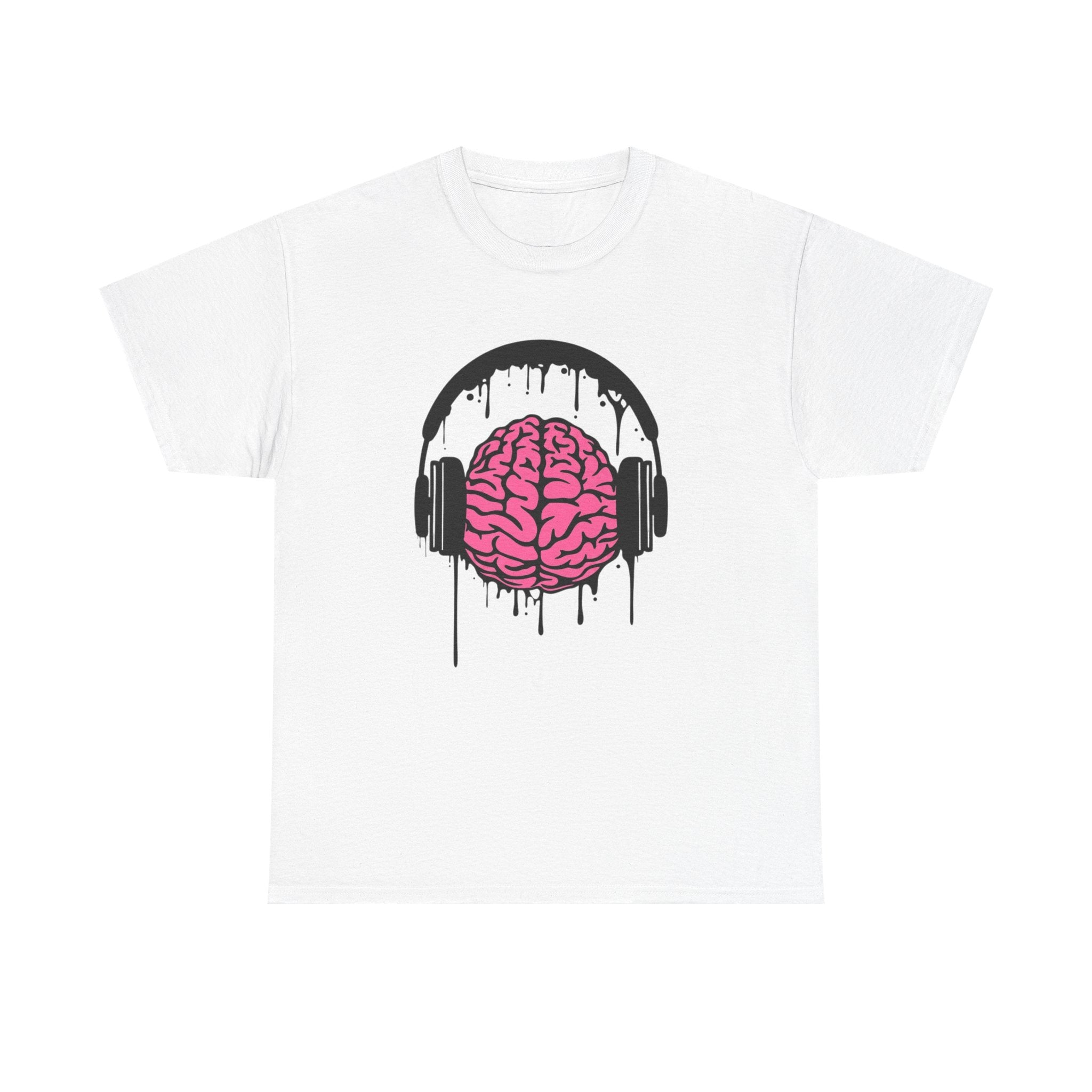 Music Lover Dripping Brain — T-Shirt