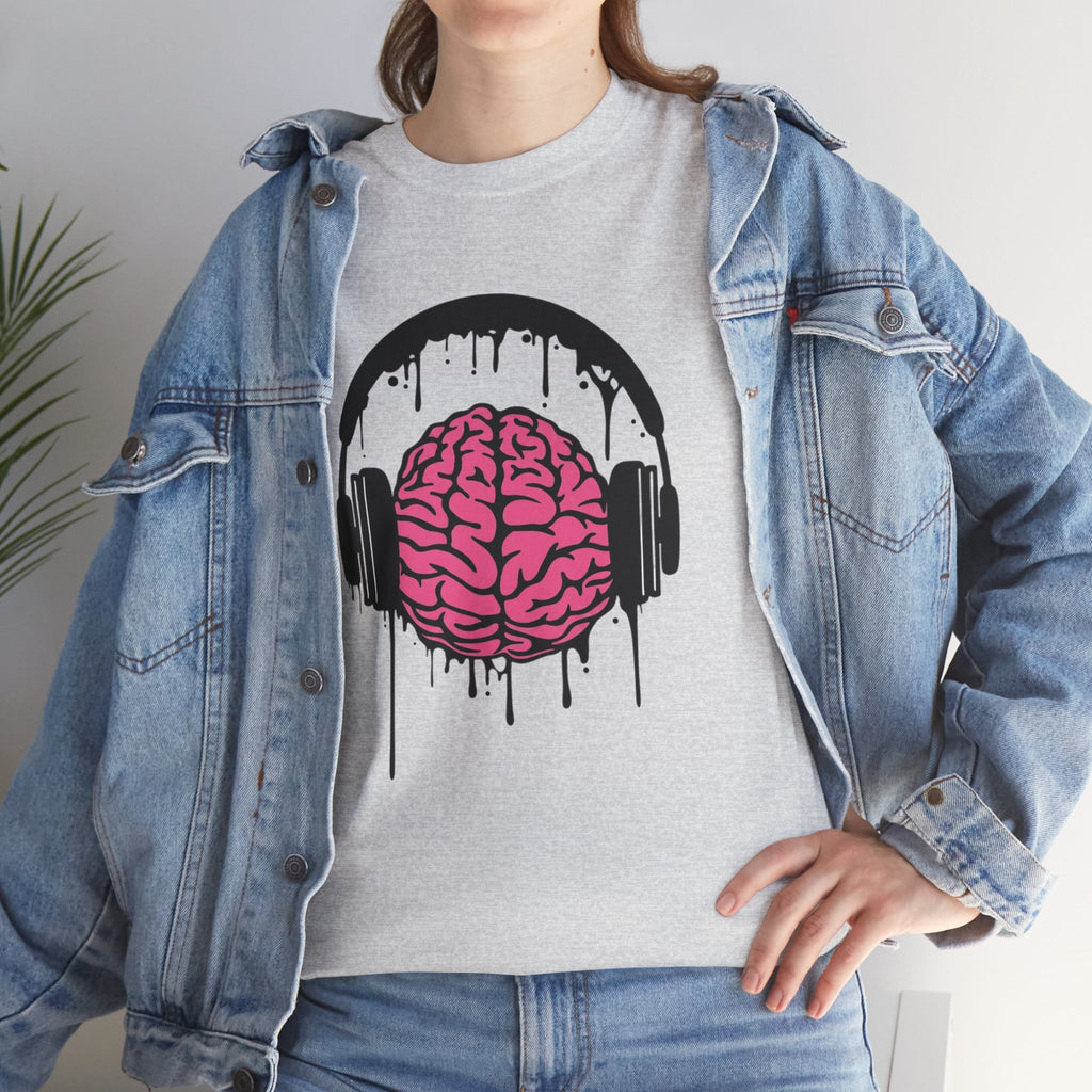 Music Lover Dripping Brain — T-Shirt