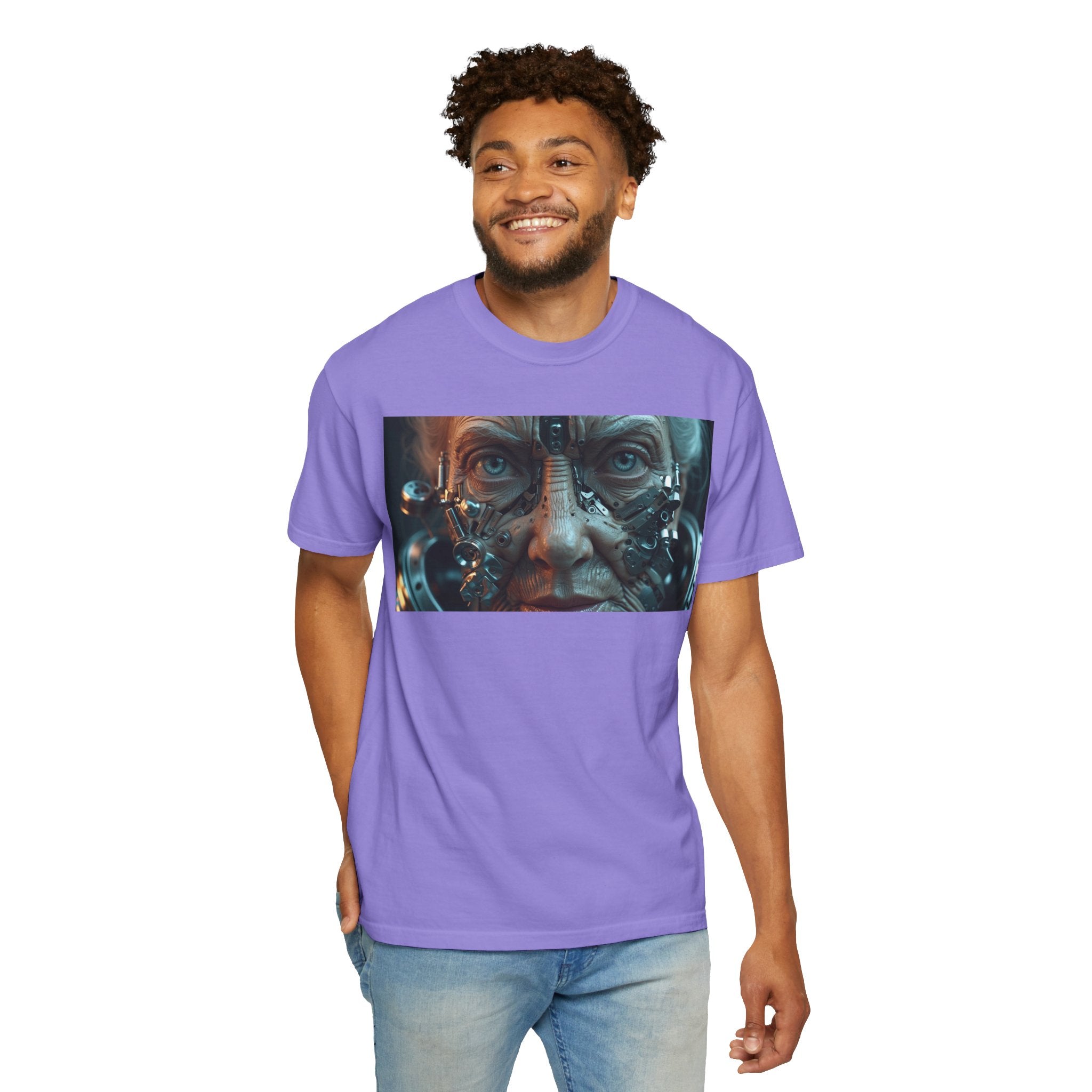 Cybernetic Old Face —T‑Shirt