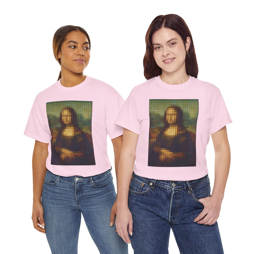 Pixelated Mona Lisa - T‑Shirt