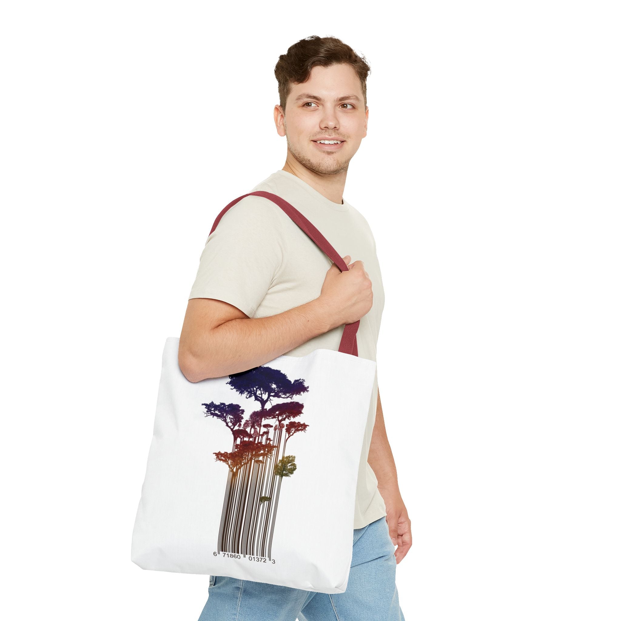Barcode Forest — Tote Bag