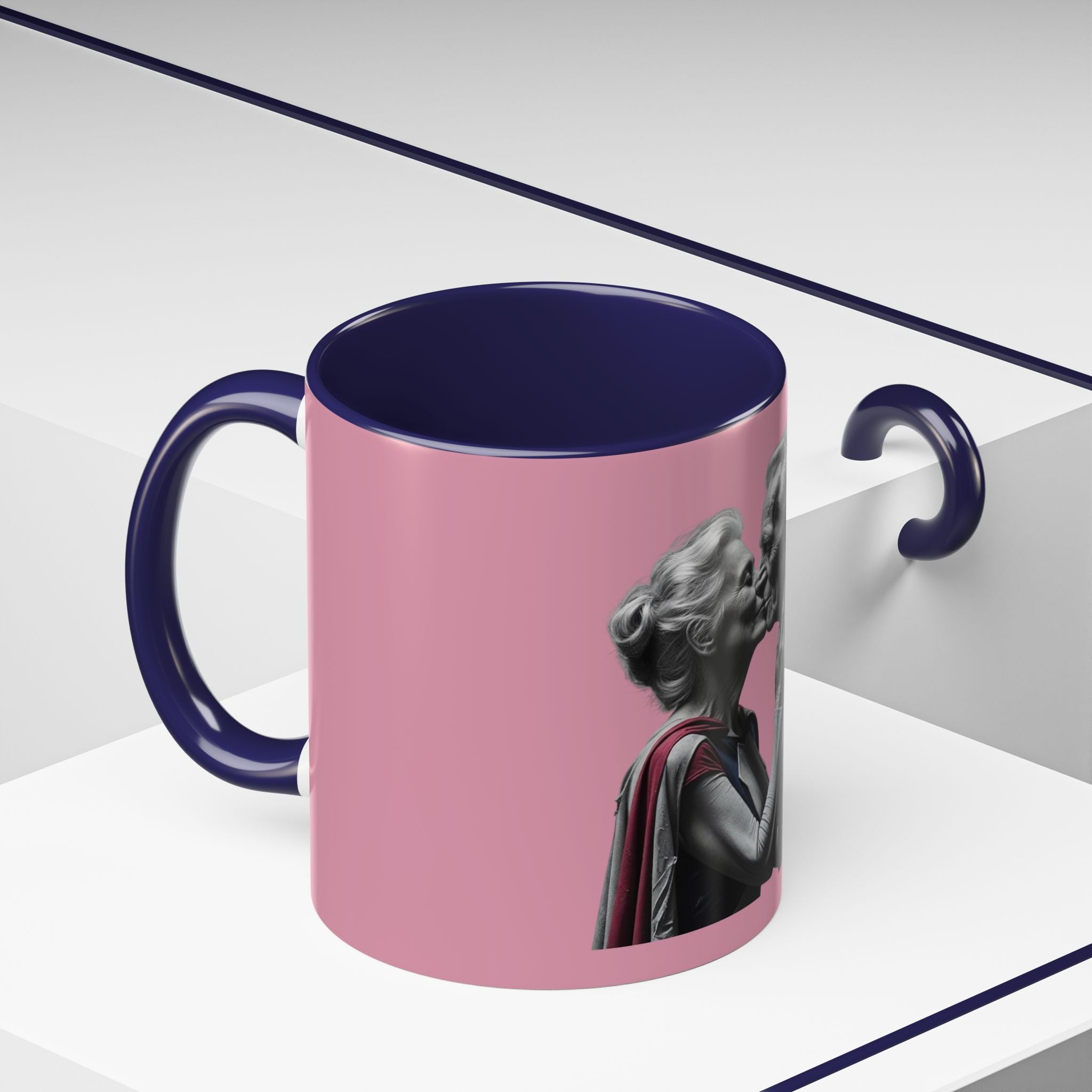 Elderly Superhero Couple — Coffee Mug