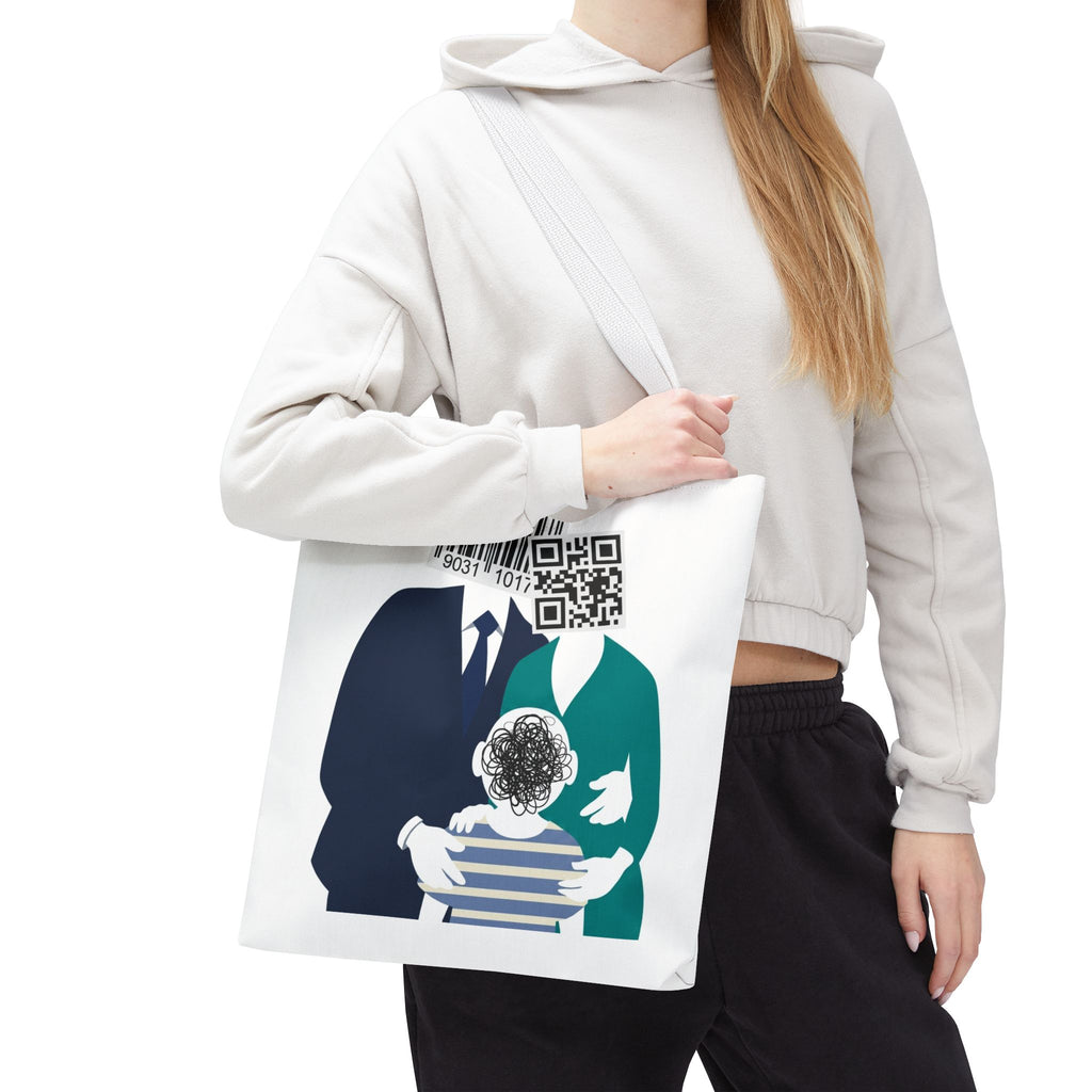 Barcode Family Portrait Tote Bag