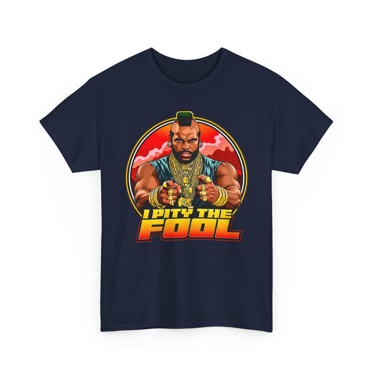 I Pity the Fool T-Shirt in Navy – funny pop culture graphic tee