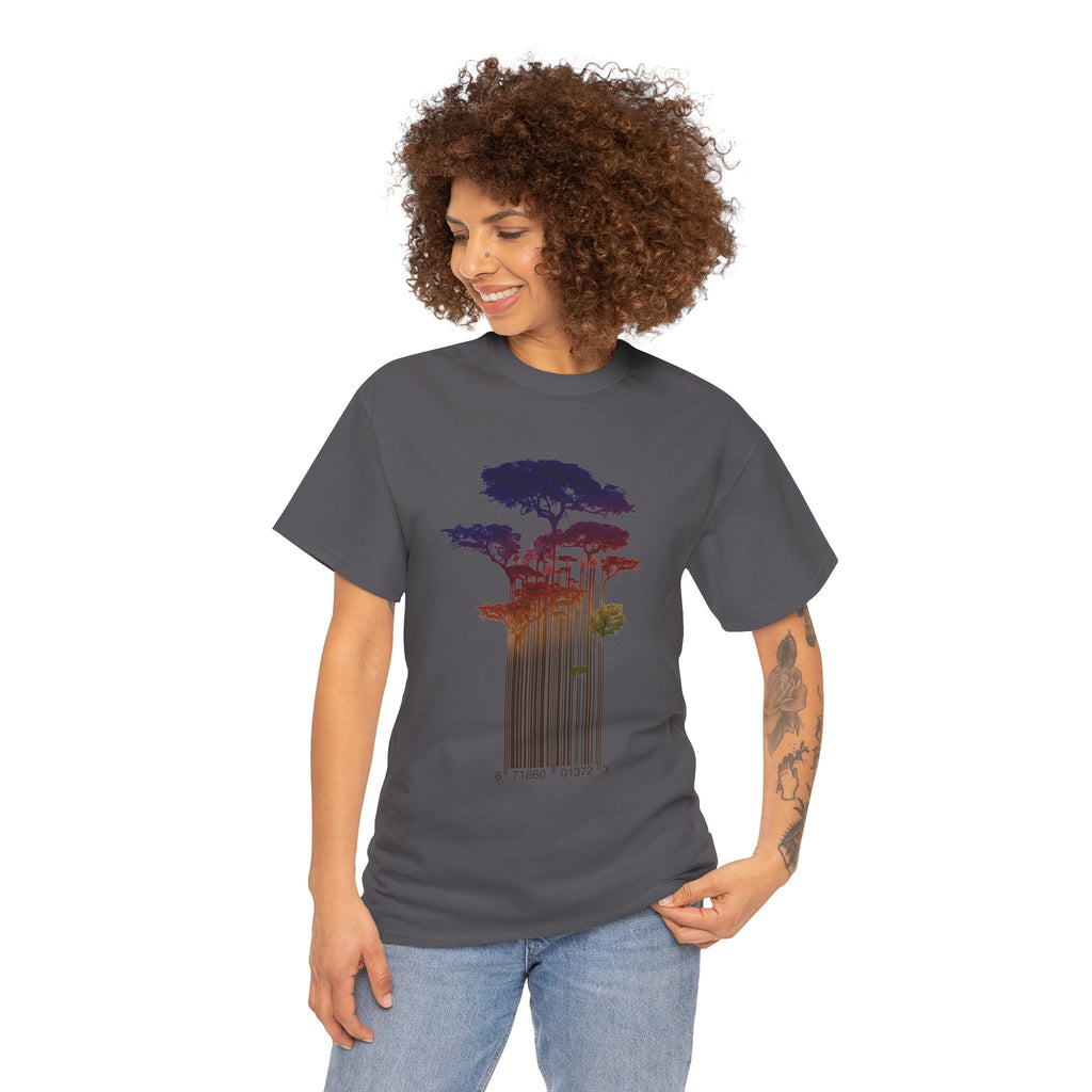 Barcode Forest T‑Shirt