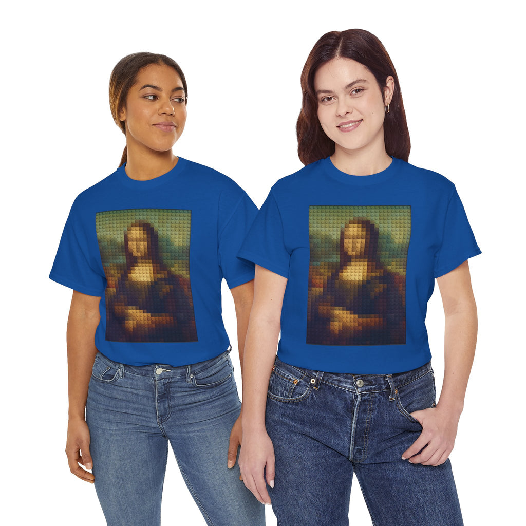 Pixelated Mona Lisa - T‑Shirt