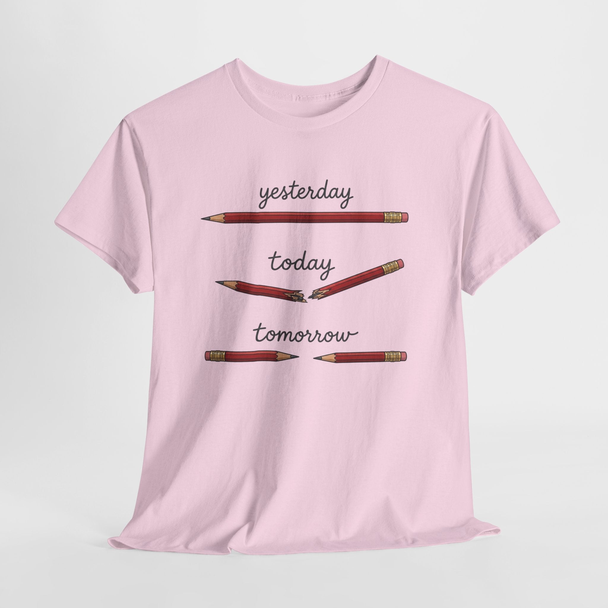 "yesterday, today, tomorrow" — Tshirt