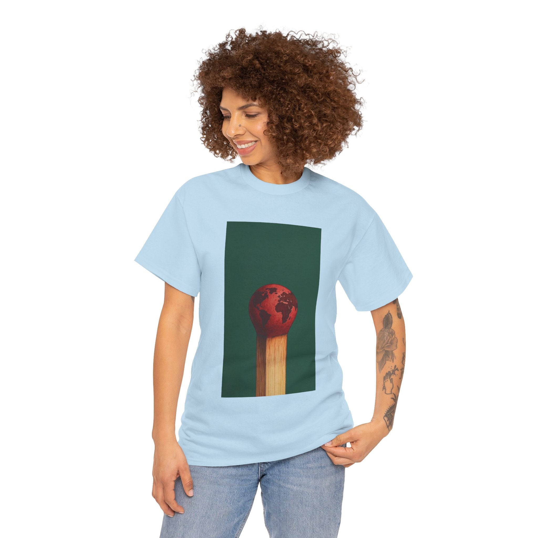 Matchstick Earth — T‑Shirt