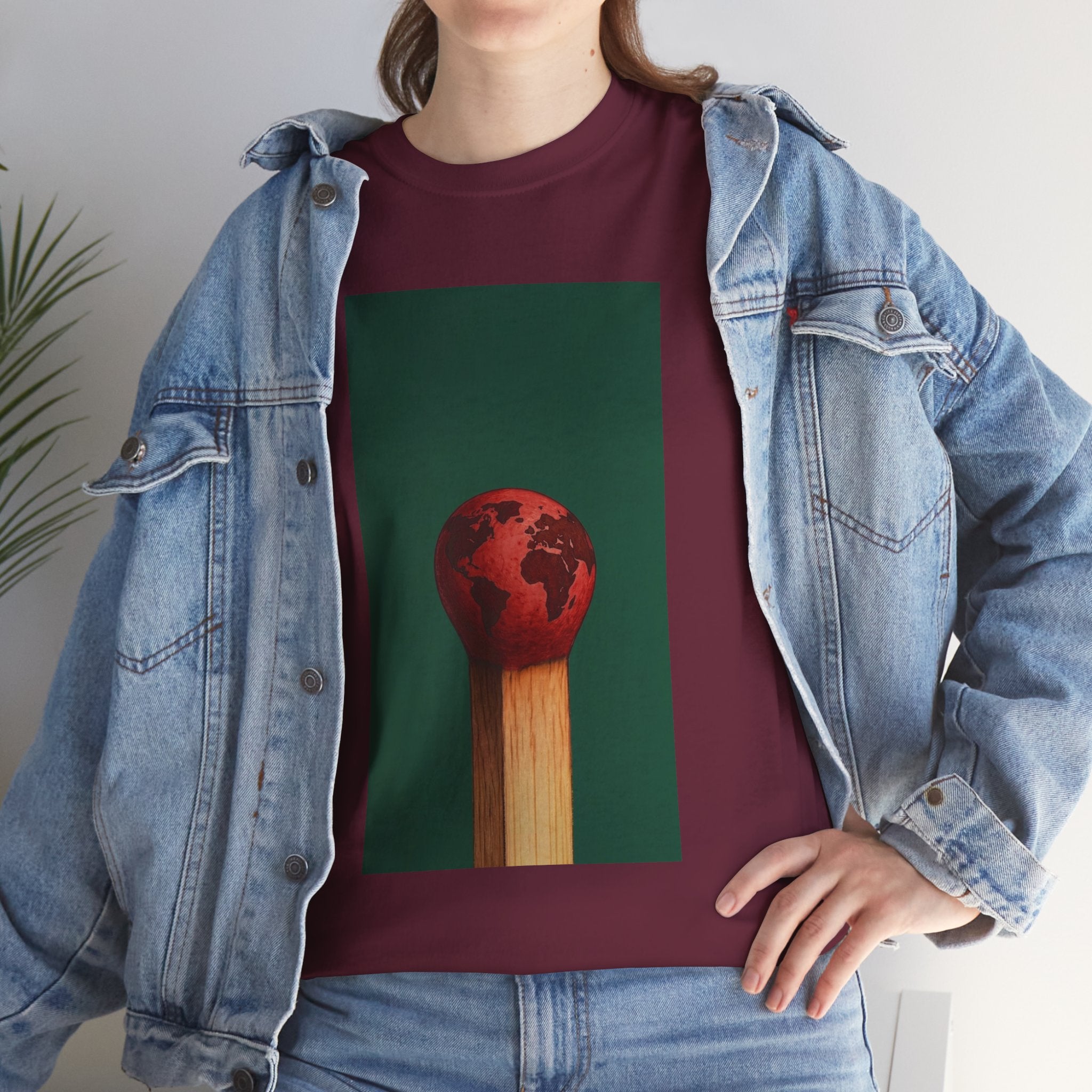 Matchstick Earth — T‑Shirt