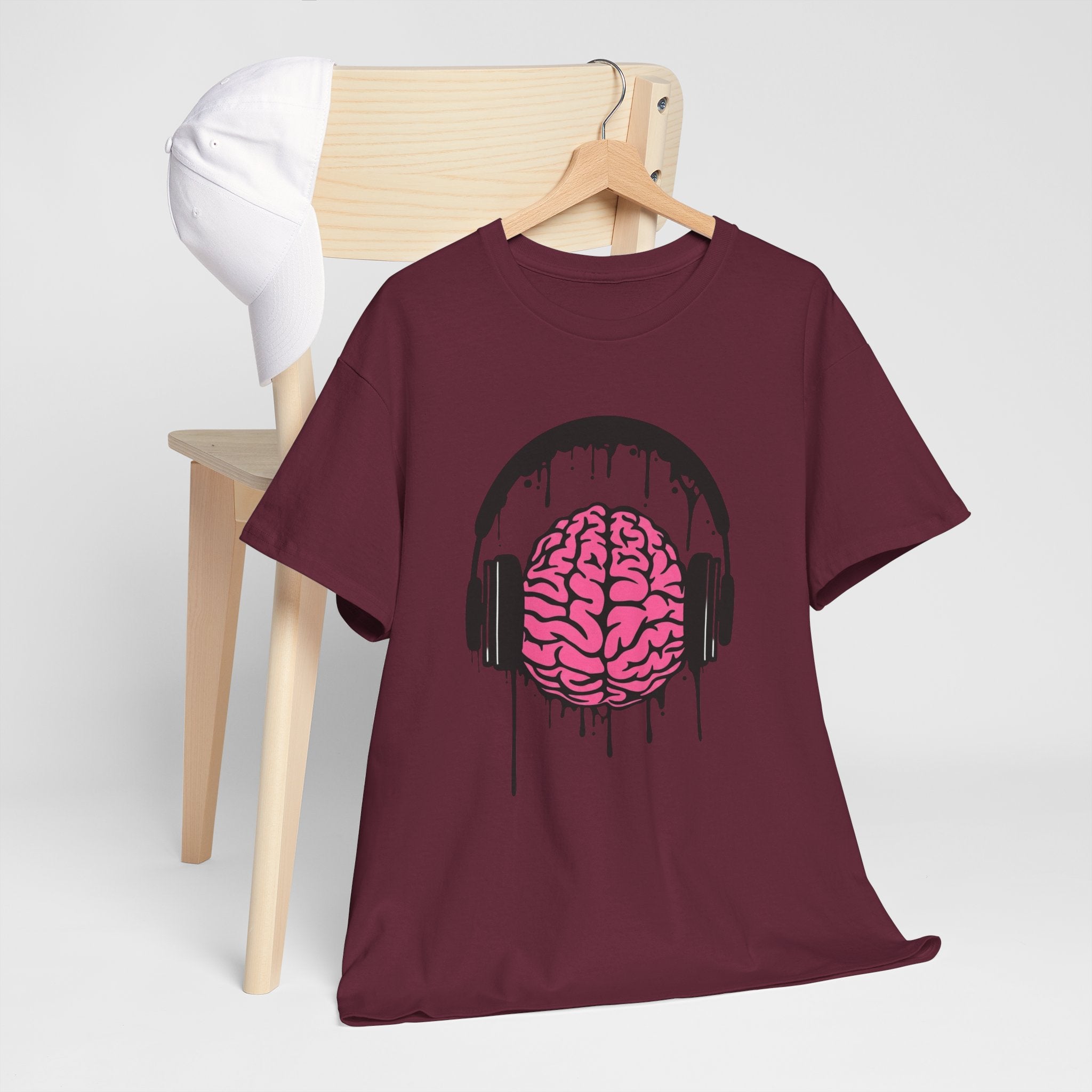 Music Lover Dripping Brain — T-Shirt