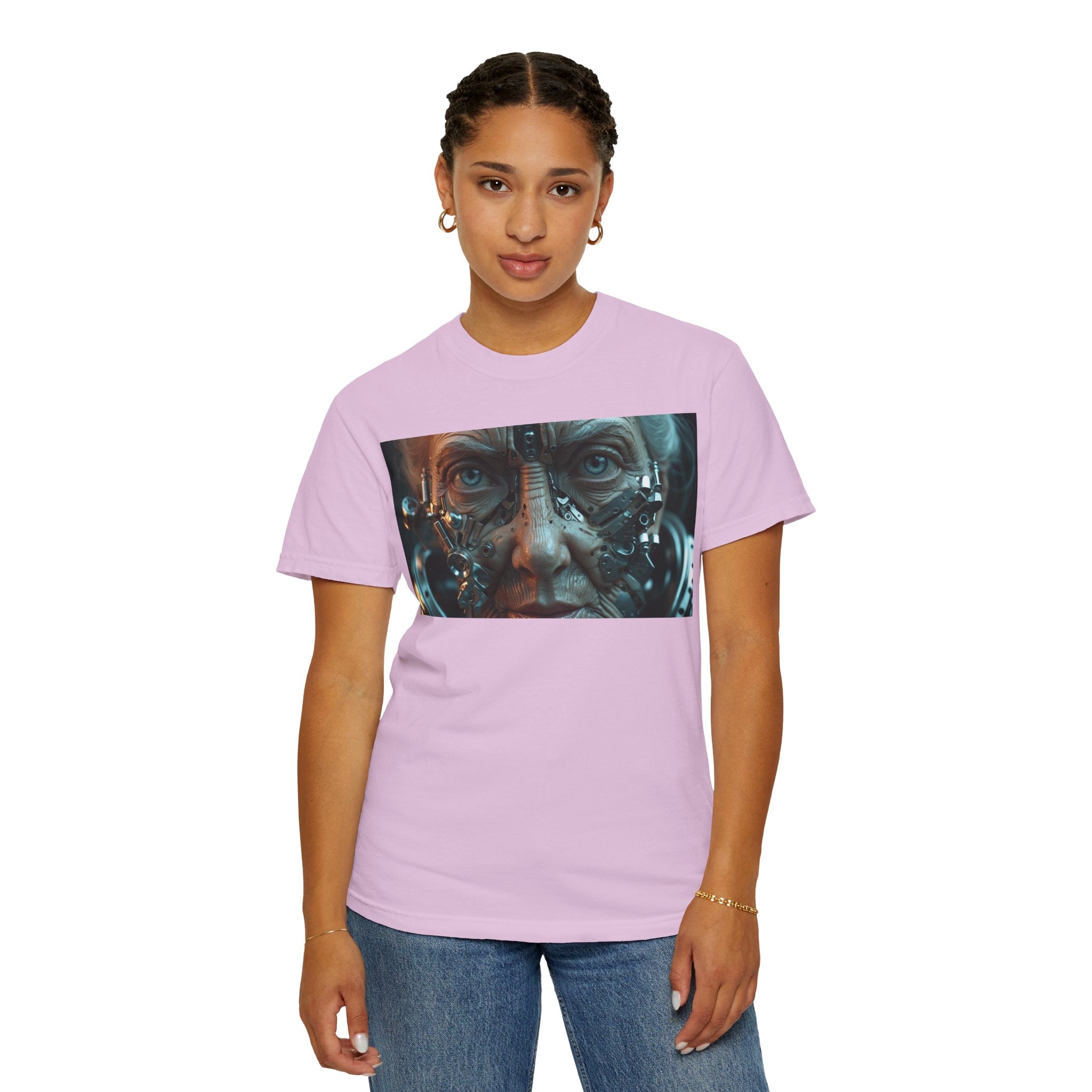 Cybernetic Old Face —T‑Shirt