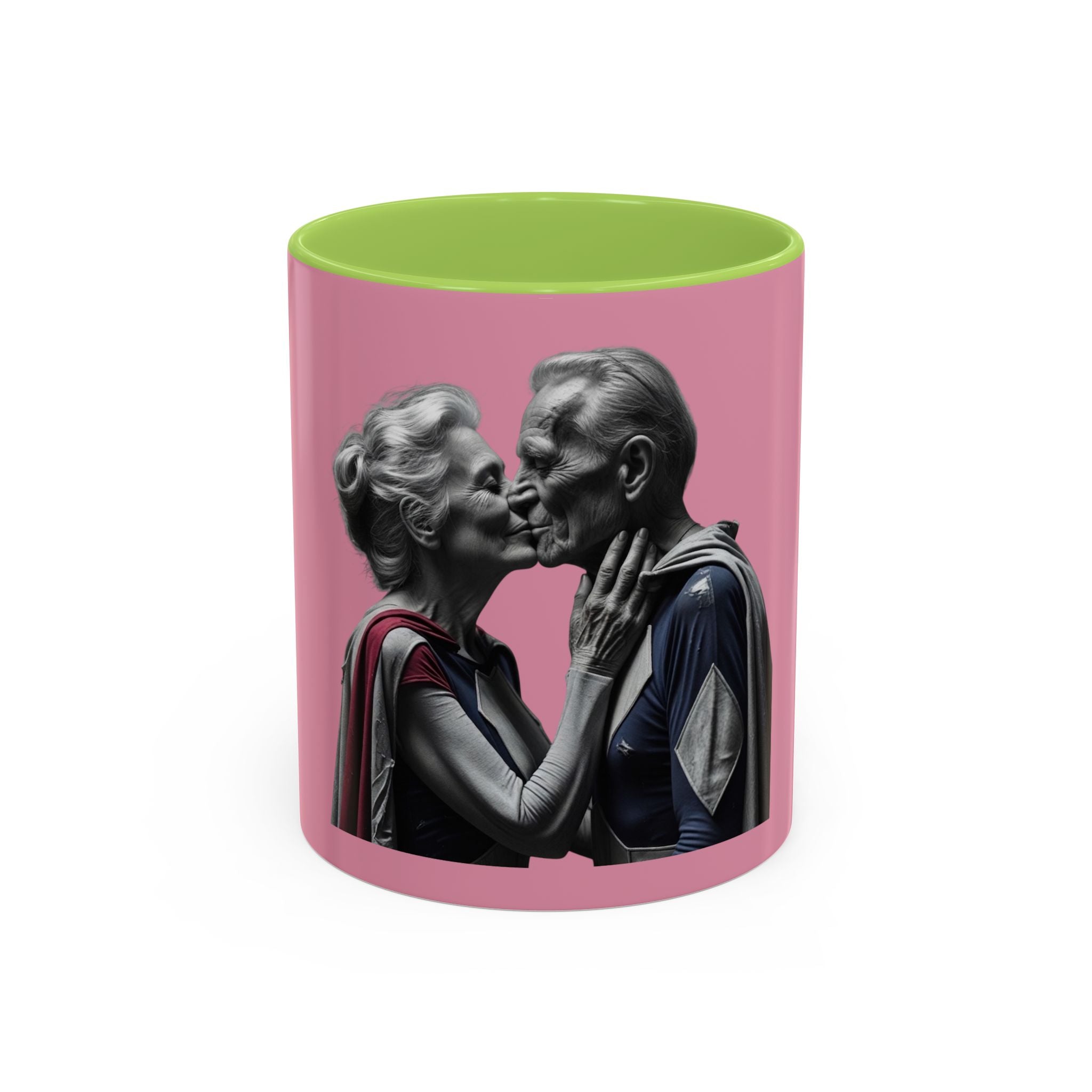Elderly Superhero Couple — Coffee Mug