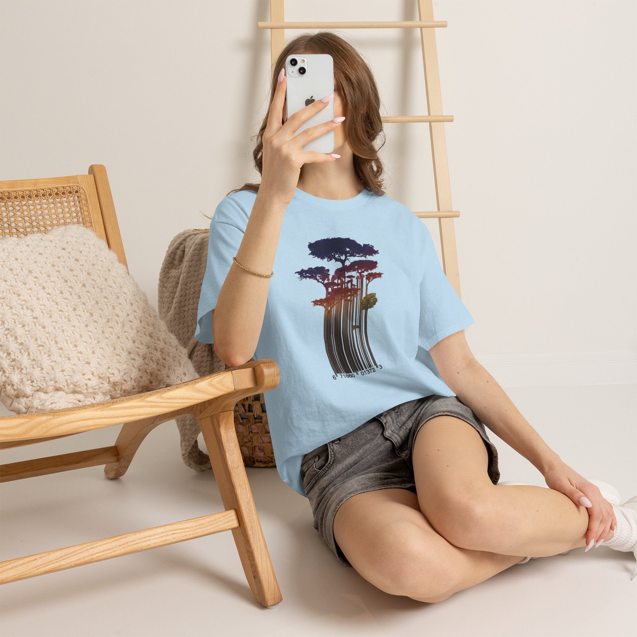 Barcode Forest T‑Shirt