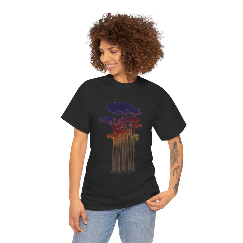 Barcode Forest T‑Shirt