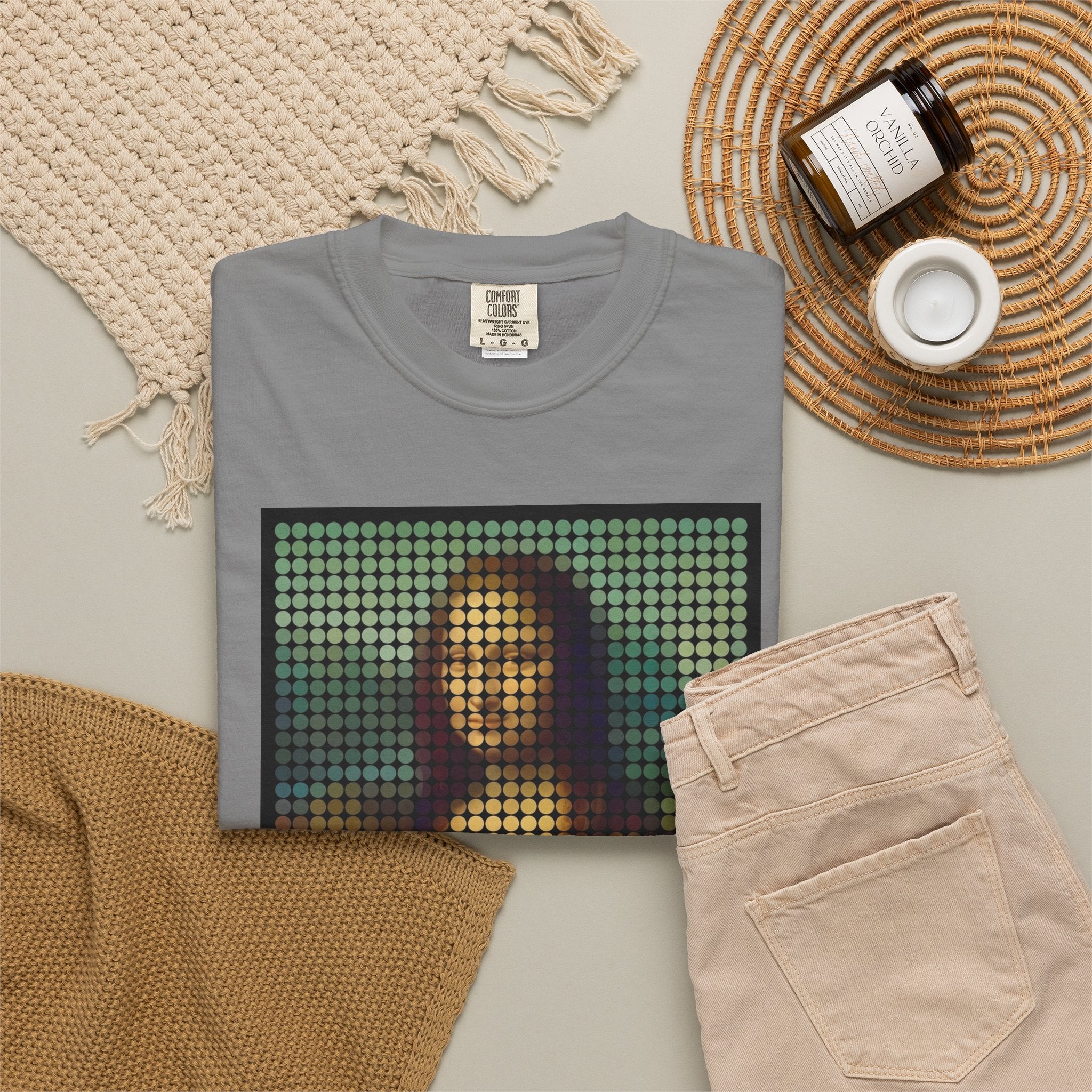 Mona Lisa Pixel Art — T-Shirt