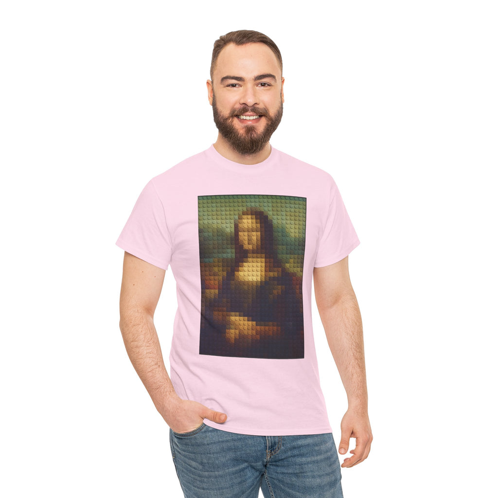 Pixelated Mona Lisa - T‑Shirt