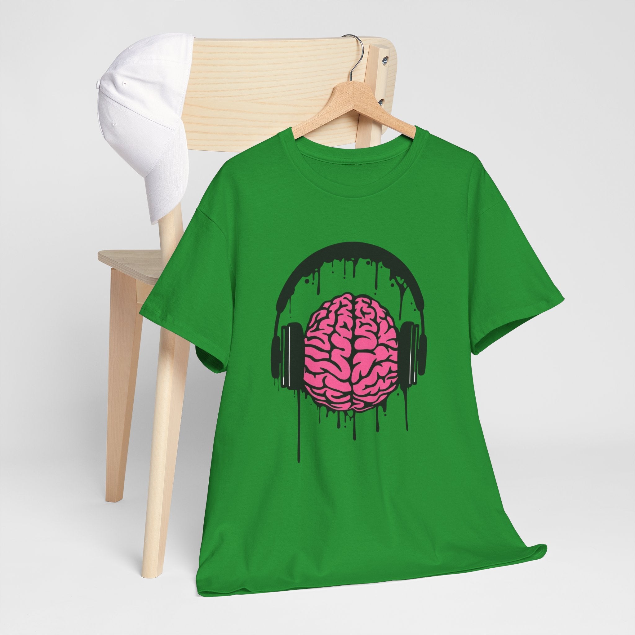 Music Lover Dripping Brain — T-Shirt