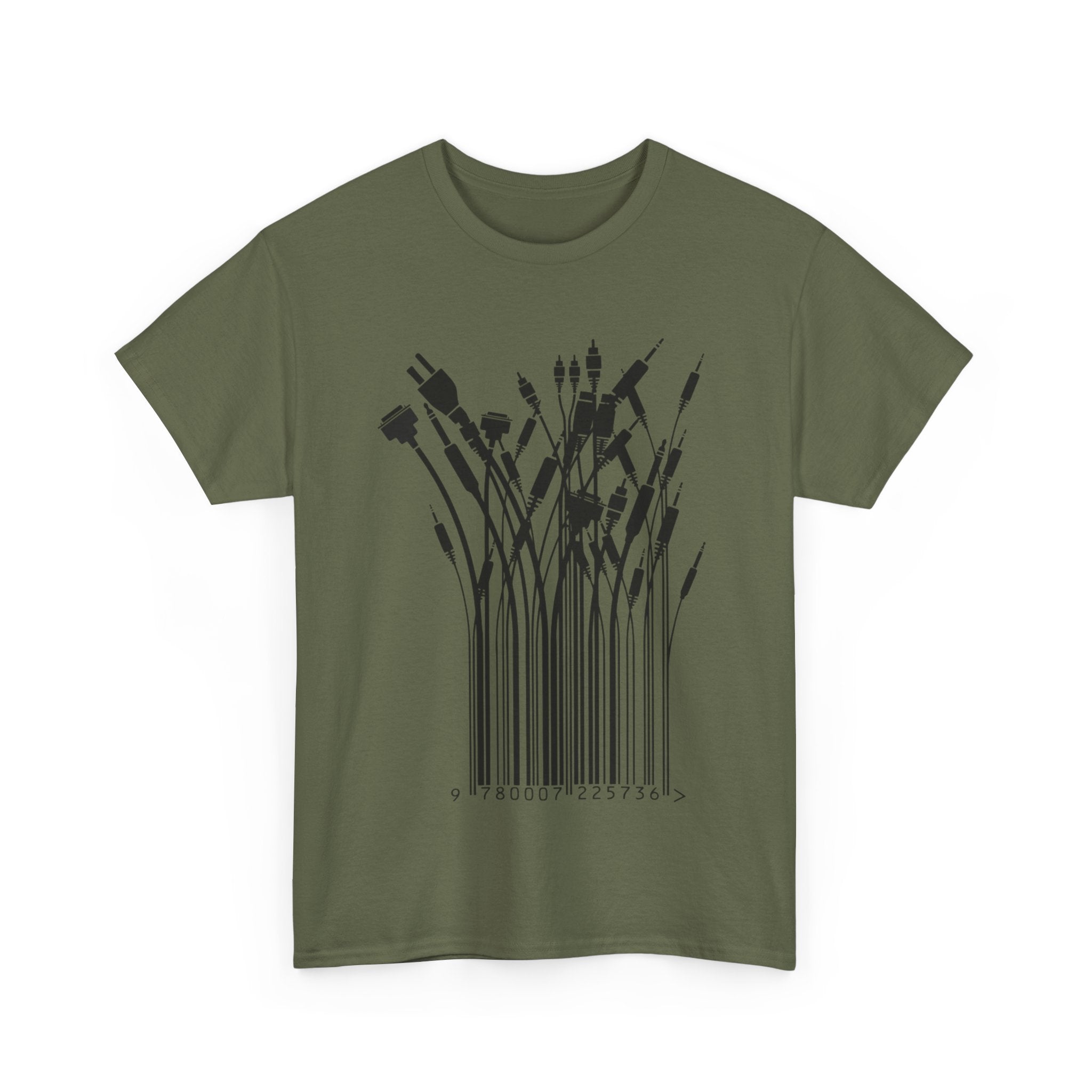 Barcode Wildflowers — T-Shirt