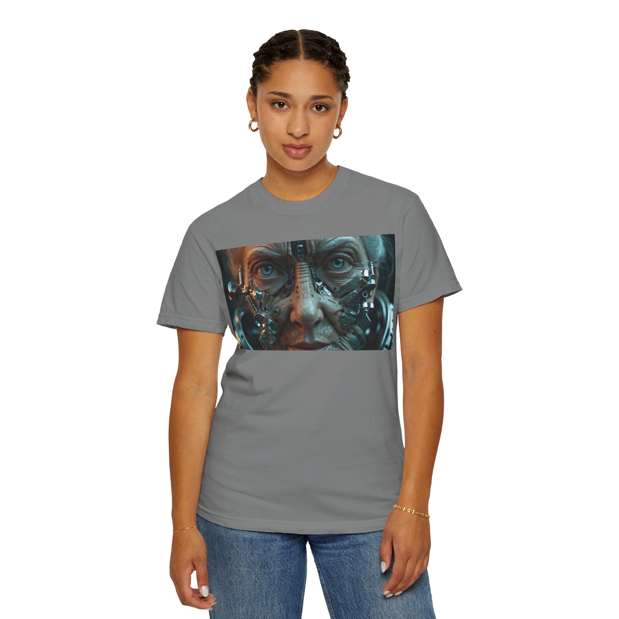Cybernetic Old Face —T‑Shirt